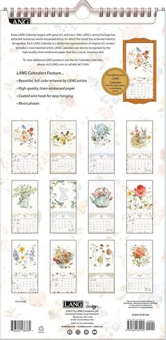LANG Watercolor Seasons 2024 Vertical Wall Calendar (24991079144) in Saudi Arabia