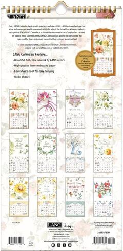 LANG Watercolor Seasons 2024 Vertical Wall Calendar (24991079144) in Saudi Arabia