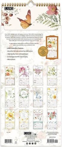 LANG Watercolor Seasons 2024 Vertical Wall Calendar (24991079144) in Saudi Arabia