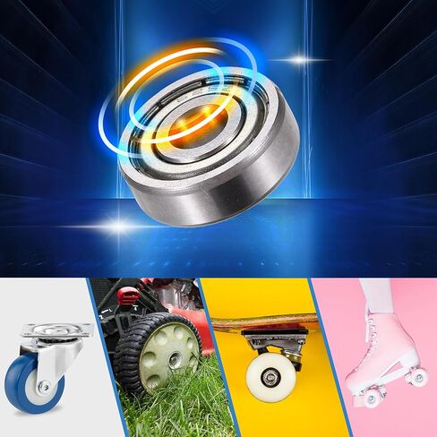 ACROPIX 625ZZ 5x16x5mm درع معدني مزدوج صف واحد محامل كروية ذات أخدود عميق لون فضي - حزمة من 5 in Kuwait