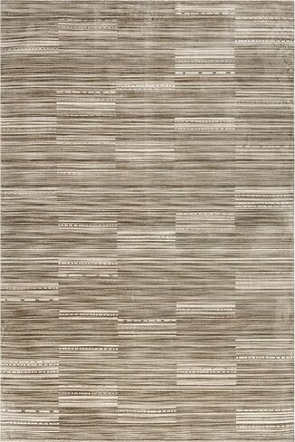 nuLOOM Zya Geometric Indoor/Outdoor Machine Washable Runner Rug, 2' x 8', Beige in Saudi Arabia