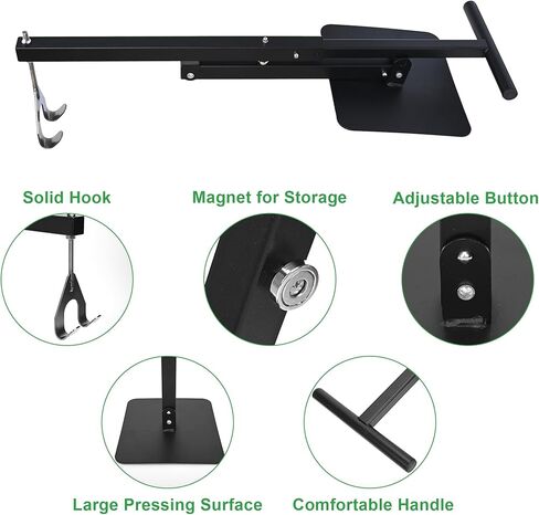 lukar Manual Small Trash Can Compactor,Portable Trash Compactor for 60-100L Garbage Bin,Rubbish Compactor for Kitchen,Roadside Waste Bin Compactor with Compactor Handle in Kuwait