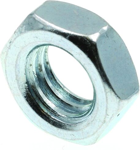 Prime-Line 9075883 Hex Jam Nuts, 3/8 In.-16, A563 Grade A Zinc Plated Steel (50 Pack) in Kuwait