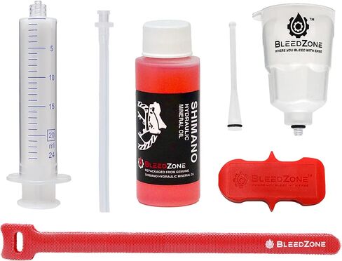 Bleed Kit for Shimano Hydraulic Road Gravel Mountain Bike Brakes with 60ml Mineral Oil in Saudi Arabia