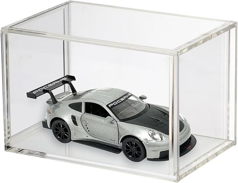 صندوق عرض أكريليك صغير من Hipiwe مع غطاء لعرض شخصيات الحركة الواضحة مع باب منزلق صندوق عرض شخصية قابل للتكديس مقاوم للغبار لمقتنيات الصخور in Kuwait