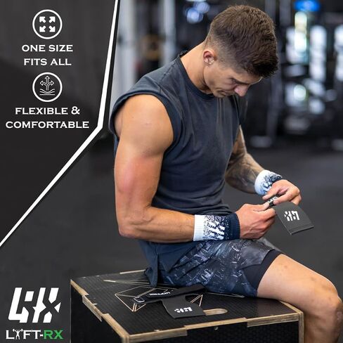Wrist Sweatbands, Thick Absorbent Fit, Gradient Style for Weightlifting, Gym, Workout, Cross Training, Weight Lift & Sports, 5-inch Sweat Wrist Band Arm,1 Pair/1 Size Fits All in Kuwait