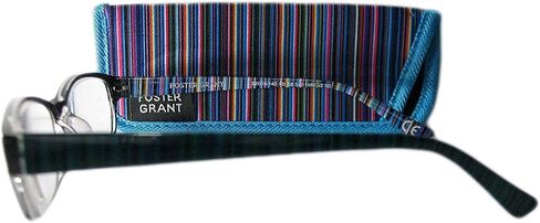 Foster Grant Blue Brianna Women's Reading Glasses with Case +1.75 in Kuwait