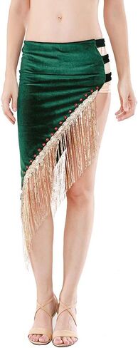 ROYAL SMEELA Belly Dance Hip Scarf Fringe Bellydance Hip Scarves Belly Dancing Hip Scarf Belly Dance Costume Carnival Outfit in Kuwait