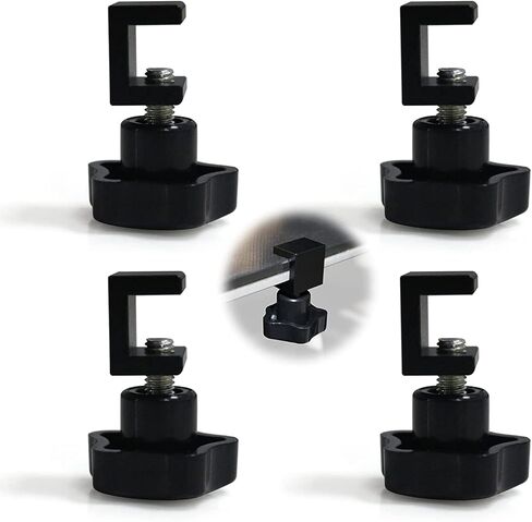 مشابك زجاجية قابلة للتعديل للطابعة ثلاثية الأبعاد Ender 3 Pro، 4 قطع مشابك للسرير الحراري للطابعة ثلاثية الأبعاد متوافقة مع Ender 3/3 Pro/V2/3S، Ender 5/Pro، CR-20 PRO، CR10/10S Pro in Saudi Arabia