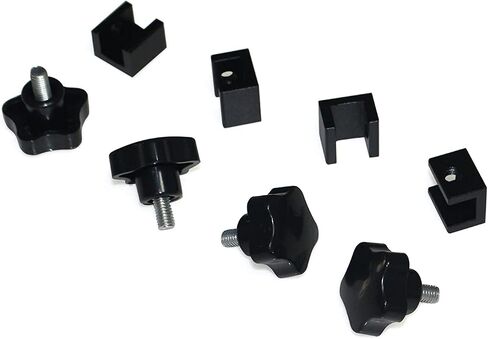 مشابك زجاجية قابلة للتعديل للطابعة ثلاثية الأبعاد Ender 3 Pro، 4 قطع مشابك للسرير الحراري للطابعة ثلاثية الأبعاد متوافقة مع Ender 3/3 Pro/V2/3S، Ender 5/Pro، CR-20 PRO، CR10/10S Pro in Saudi Arabia