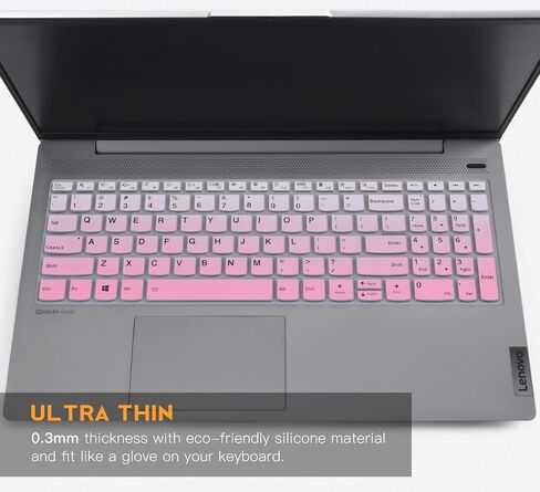 Keyboard Cover for Lenovo ideaPad 15.6", Yoga 7 7i 15.6/16, Lenovo ideaPad 3 3i 5 5i 15.6/ ideaPad Flex 5 5i 15.6" 16 ideaPad Slim 7 15.6, ThinkBook 15 G2 G3, ThinkBook 15p -Ombre Mint in Kuwait
