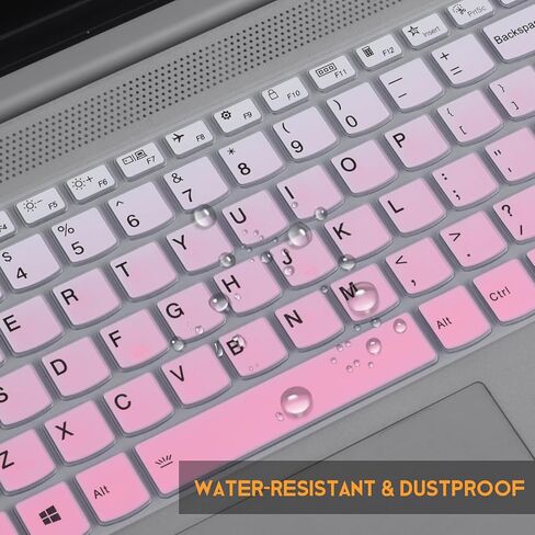 Keyboard Cover for Lenovo ideaPad 15.6", Yoga 7 7i 15.6/16, Lenovo ideaPad 3 3i 5 5i 15.6/ ideaPad Flex 5 5i 15.6" 16 ideaPad Slim 7 15.6, ThinkBook 15 G2 G3, ThinkBook 15p -Ombre Mint in Kuwait