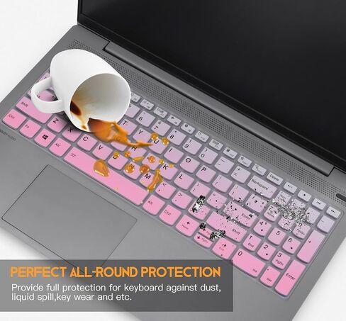 Keyboard Cover for Lenovo ideaPad 15.6", Yoga 7 7i 15.6/16, Lenovo ideaPad 3 3i 5 5i 15.6/ ideaPad Flex 5 5i 15.6" 16 ideaPad Slim 7 15.6, ThinkBook 15 G2 G3, ThinkBook 15p -Ombre Mint in Kuwait