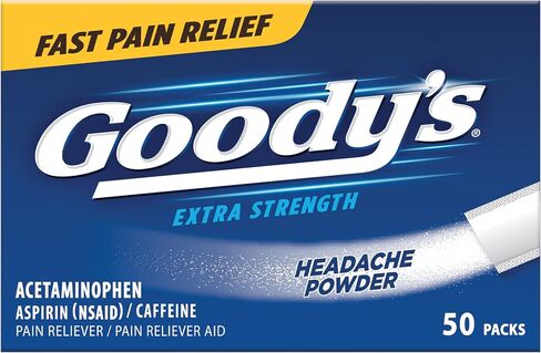 Goody's Extra Strength Headache Powders 50 ea (Pack of 6) in Saudi Arabia