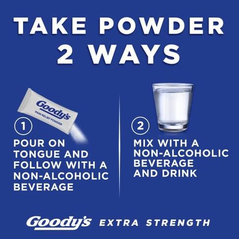 Goody's Extra Strength Headache Powders 50 ea (Pack of 6) in Saudi Arabia