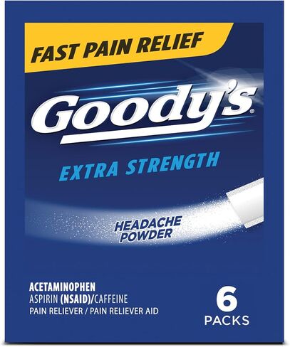 Goody's Extra Strength Headache Powders 50 ea (Pack of 6) in Saudi Arabia