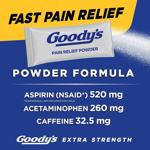 Goody's Extra Strength Headache Powders 50 ea (Pack of 6) in Saudi Arabia