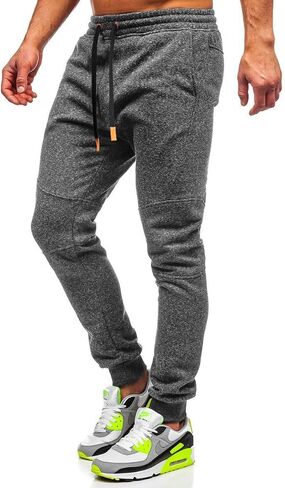Wangdo Mens Joggers Casual Drawstring Sweatpants Slim Fit Workout Training Gym Jogger Athletic Pants with Pockets in Saudi Arabia