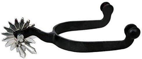 Showman Men's Size Blued Steel Jingle Bob Spurs in Saudi Arabia