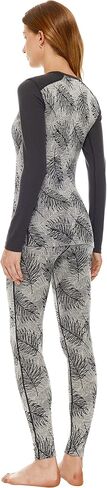 Women's Merino Wool Base Layer John Set Crewneck Top and Bottom Thermal Underwear in Saudi Arabia