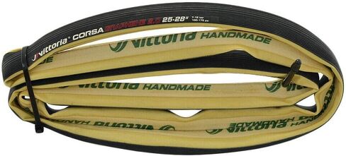 Vittoria Corsa G2.0 Graphene Tubular Tire 700x25C, Skinwall and Black, VT1977-T in Saudi Arabia