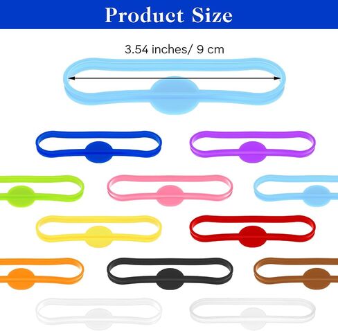 Cup Markers For Drinks 24 Pcs Drink Markers Silicone Wine Cups Stretchable Marker Glass Cup Wine Glass Bottle Strip Tag Marker Drink Identifiers For Party Strip Tag Marker For Beer Bottle Mug Jar in Saudi Arabia