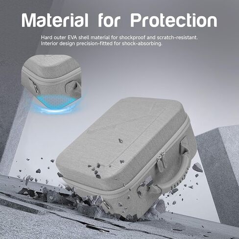Hard Carrying Case Design for Apple Vision Pro and Apple Vision Pro Accessories, Hard Shell Bag with Adjustable Strap, Suitable for Travel and Home Storage in Saudi Arabia