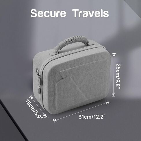 Hard Carrying Case Design for Apple Vision Pro and Apple Vision Pro Accessories, Hard Shell Bag with Adjustable Strap, Suitable for Travel and Home Storage in Saudi Arabia