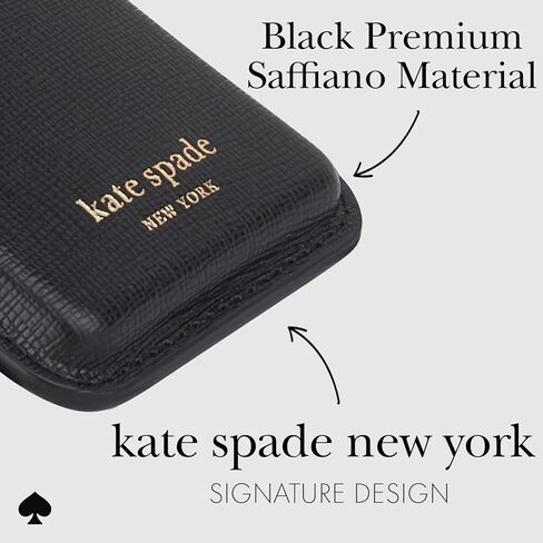 kate spade new york Devin Zip Magnetic Wallet/Card Holder - Compatible with MagSafe Phones and Cases - Black in Kuwait