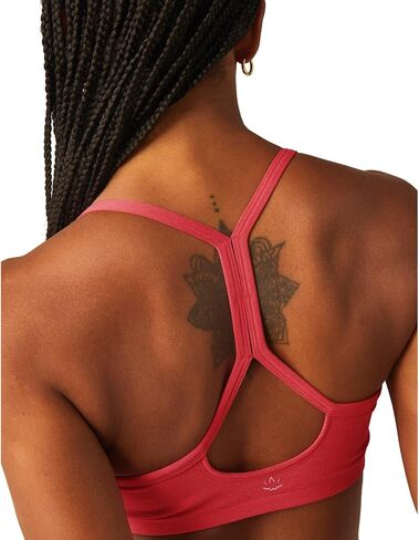 Beyond Yoga، حمالة صدر نسائية Spacedye Slim Racerback، Coral Glow Heather، مقاس متوسط in Kuwait
