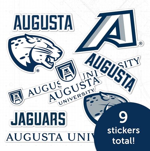 Desert Cactus Augusta University Sticker Jaguars Jags Stickers Vinyl Decals Laptop Water Bottle Car Scrapbook 13.46x10.94 Sheet T2 (Type 2) in Saudi Arabia