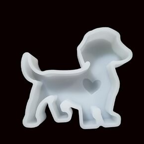 French Dog Car Freshies Mold- Air Freshie Mold - Aroma Bead Freshener Mold -Epoxy Resin - Candle Soap Mold Silicone Mould-Oven Safe【Upgraded Soft Material】- XL.Size