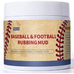 Baseball Mud, Football Rubbing Mud for Breaking in & Darkening Leather & Enhanced Grip, Take The Shine Off New Balls, Football Mud Original Formula for Game-Ready Leather & Synthetic Balls