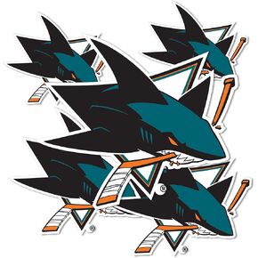 Desert Cactus San Jose Sharks Team NHL National Hockey League Sticker Vinyl Decal Laptop Water Bottle Car Scrapbook (Type 3 - Main Logo)