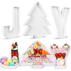 3 قطع من الورق المقوى القابل للتعبئة من أجل Charcuterie مقاس 10 بوصات على شكل شجرة عيد الميلاد، علبة قابلة للتعبئة، حلويات الشوكولاتة، حلوى كب كيك، صندوق ورقي لمستلزمات حفلات عيد الميلاد المزخرفة in Kuwait