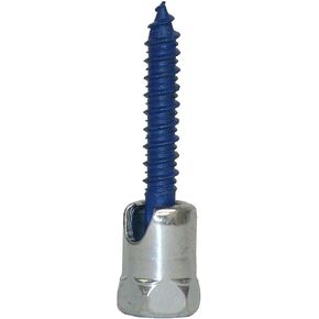 SAMMYS Everflow 8269957-25 3/8 بوصة مرساة قضيب دوارة لولبية مصممة للخشب، يتم تركيبها بزاوية 45 درجة رأسيًا، Climaseal أزرق، لا يتطلب الحفر المسبق (25 حزمة) in Kuwait