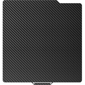 100% REAL CARBON FIBER Build Plate for Bambu Lab X1C/X1/X1E/P1P/P1S/A1, 1.5mm Thick 3K Twill Glossy Carbon Fiber Plate 257x257mm for Bambu Labs, Black in Saudi Arabia