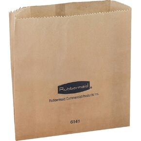 Rubbermaid Commercial Waxed Receptacle Trash Bag, 250 Count
