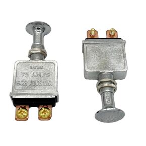Heavy Duty Push-Pull Switch 2 Pcs On/Off 75 AMP 6-28V D.C.
