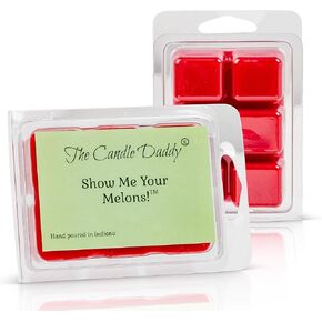 The Candle Daddy Show Me Your Melons- Funny Watermelon Scented Melts- Maximum Scent Wax Cubes/Melts- 1 Pack -2 Ounces- 6 Cubes