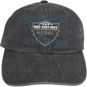 Vintage Embroidered City Football Hat Adjustable Classic Baseball Cap for Men Women Trucker Ideal Fan Gifts Sports Apparel