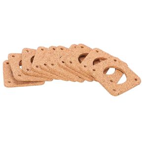 EVTSCAN 20 Pcs Cork Vibration Damper for 42 Stepper Motor, 42 x 42 mm and 3 mm Thickness, for CNC Machines, 3D Printers