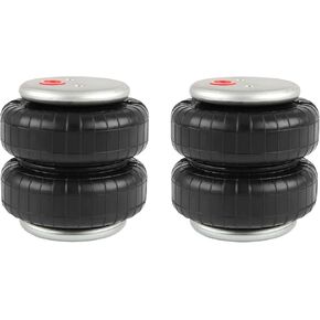 2PCS Universal Air Suspension Spring Double Bellow Standard 2500 lb 1/2"npt Single Port Air Ride Strut Assembly w/Air Hose Fittings in Saudi Arabia