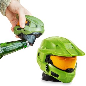Halo Master Chief Helmet Bottle Opener | Pocket Tool For Soft Drinks, Soda, Beverages