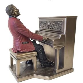 Inicorn Studios Jazz Band - Pianist (red Suit), L 8 1/4", W 7 1/8", H 9"