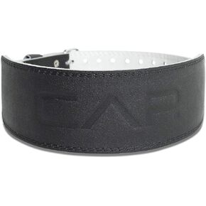 CAP Barbell Premium Leather Weightlifting Belt – Heavy-Duty Support for Squats, Deadlifts, and Core Stability