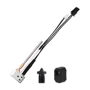 Hotend Kit for Prusa I3 MK4/XL, Hot End Kit Assembly Bimetal Heat Break 24V 40W Heating Cartridge Thermistor Hardened Steel Nozzle Extruder Kit for MK4, MK4 XL