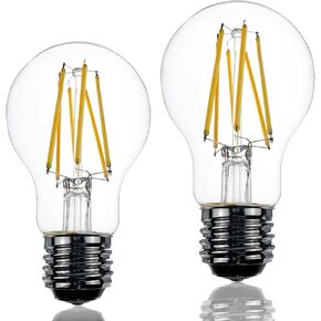 3 Way Light Bulbs,3 Way Led Light Bulbs 30 50 80W Equivalent, A19 Led Clear Light Bulbs,3000K Soft White, Non-Dimmable,Three Way Light Bulbs E26 Base for Reading,Home Lighting. 2Pack