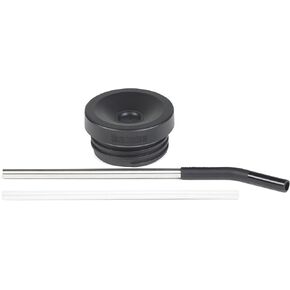 Klean Kanteen - Straw Lid w/Straw (for Pints and Tumblers) - Black Ideas - for Mom, Dad, Men & Women - Reusable