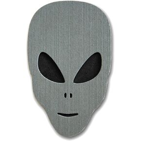 Snowboard Stomp Pad - Alien Head - Gray